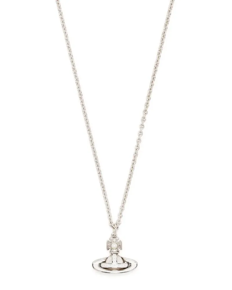 Vivienne Westwood Halskette mit Kugelanhänger - Silber Silber