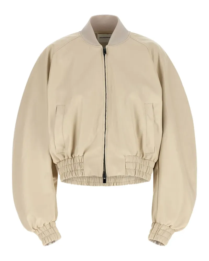 ANDAMANE Strukturierte Sierra Bomberjacke - Nude Nude