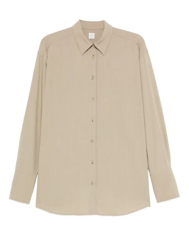 Totême Classic Tuxedo Hemd - Nude Nude