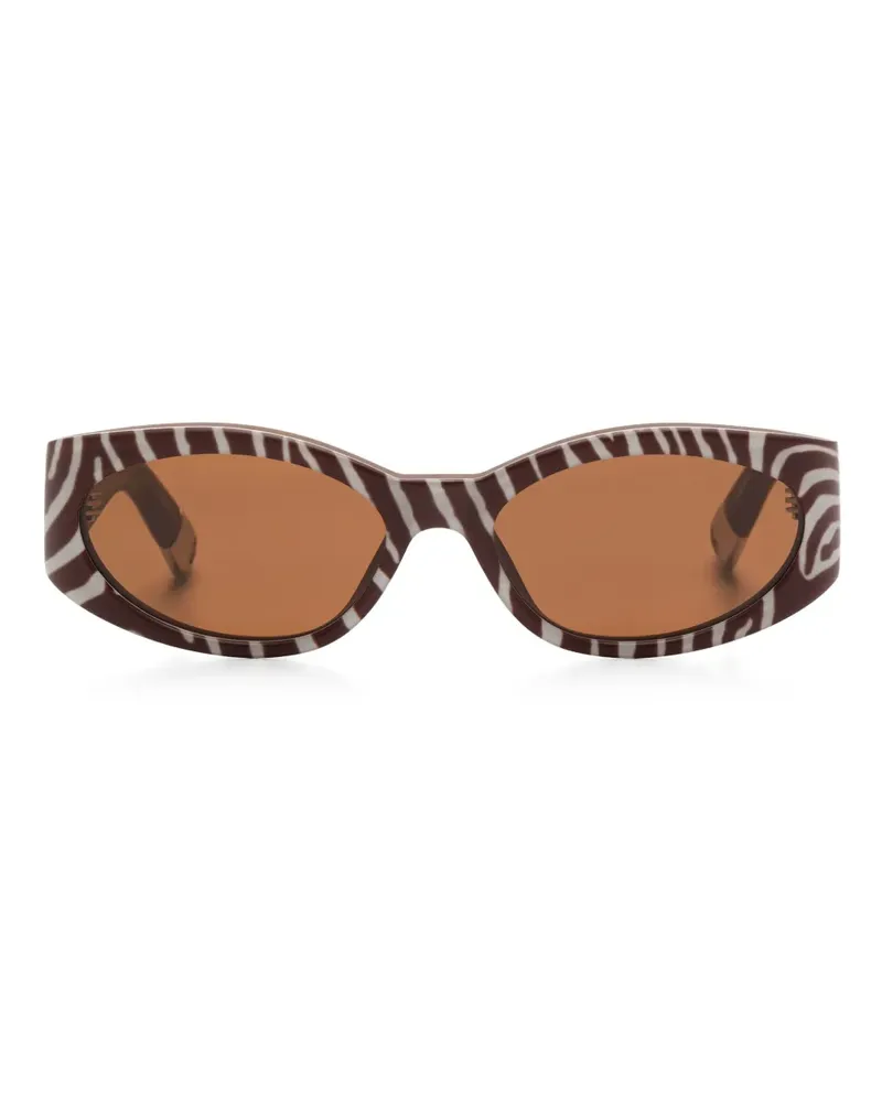 Jacquemus The Pilota Sonnenbrille - Braun Braun