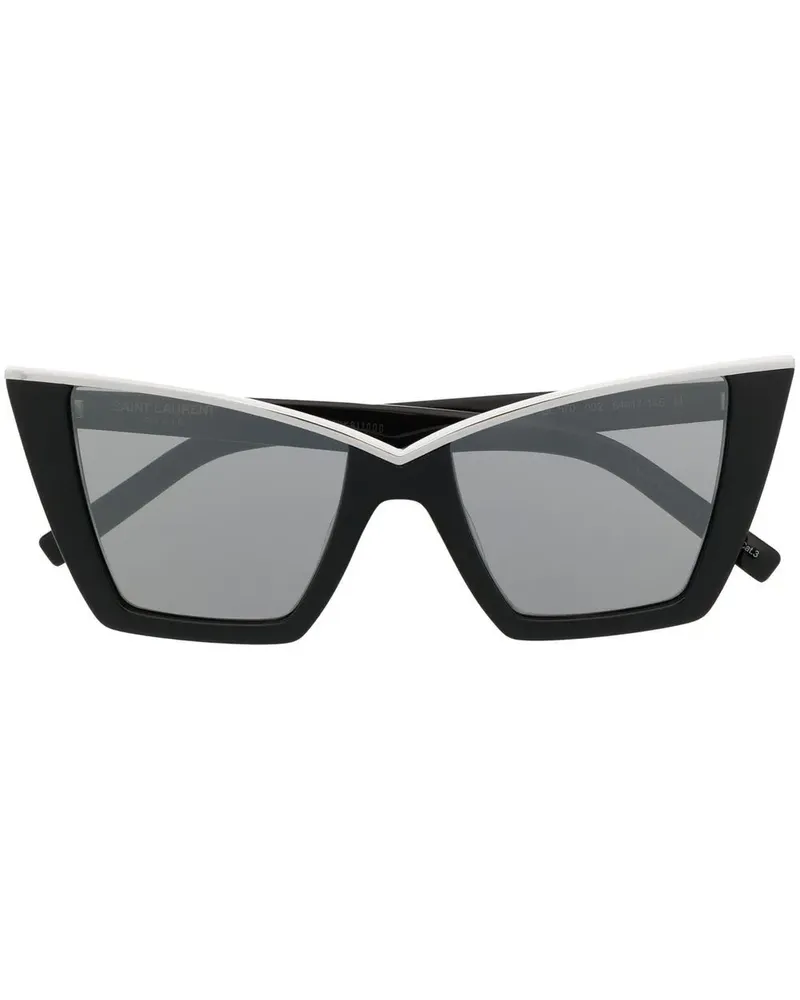 Saint Laurent SL 570 Cat-Eye-Sonnenbrille - Schwarz Schwarz