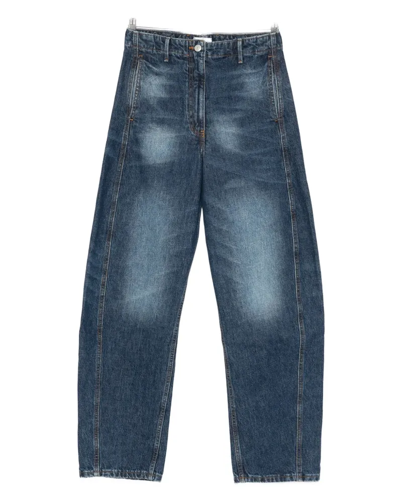 Magda Butrym Jeans mit Ziernaht - Blau Blau