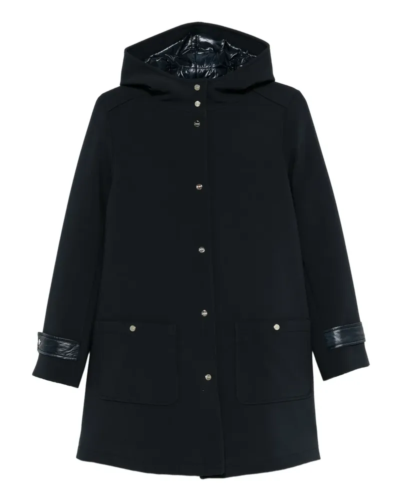 Herno hooded pocket coat - Blau Blau