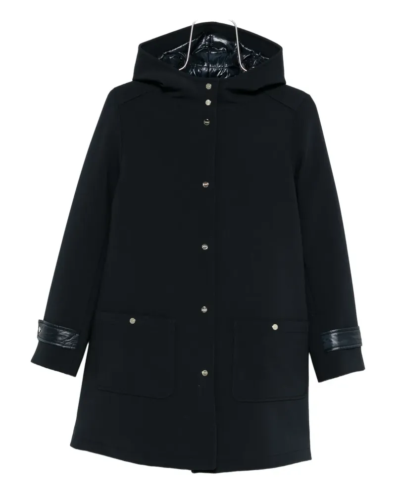 Herno hooded pocket coat - Blau Blau