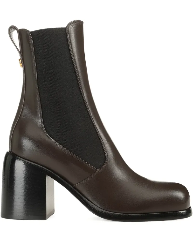 Sergio Rossi Avenue Chelsea-Boots 80mm - Braun Braun