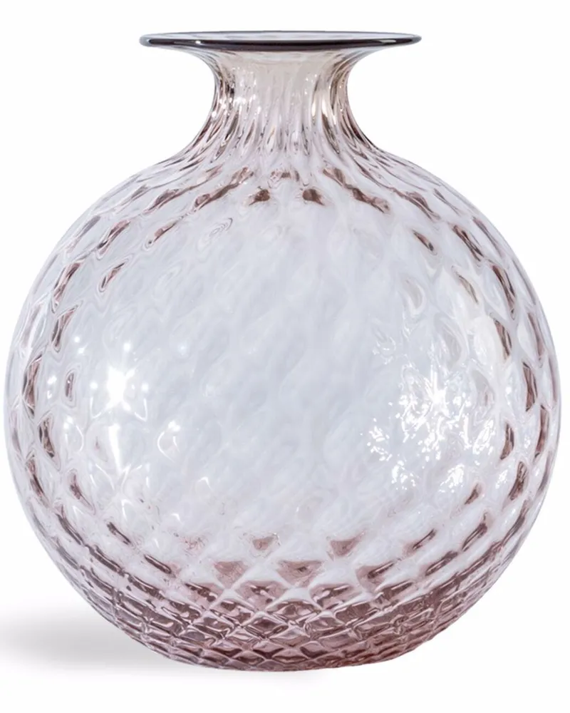 Venini Monofiori Balloton Vase - Rosa Rosa