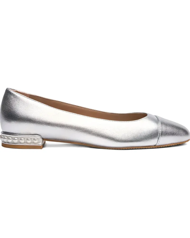 Stuart Weitzman Pearl flat - Silber Silber