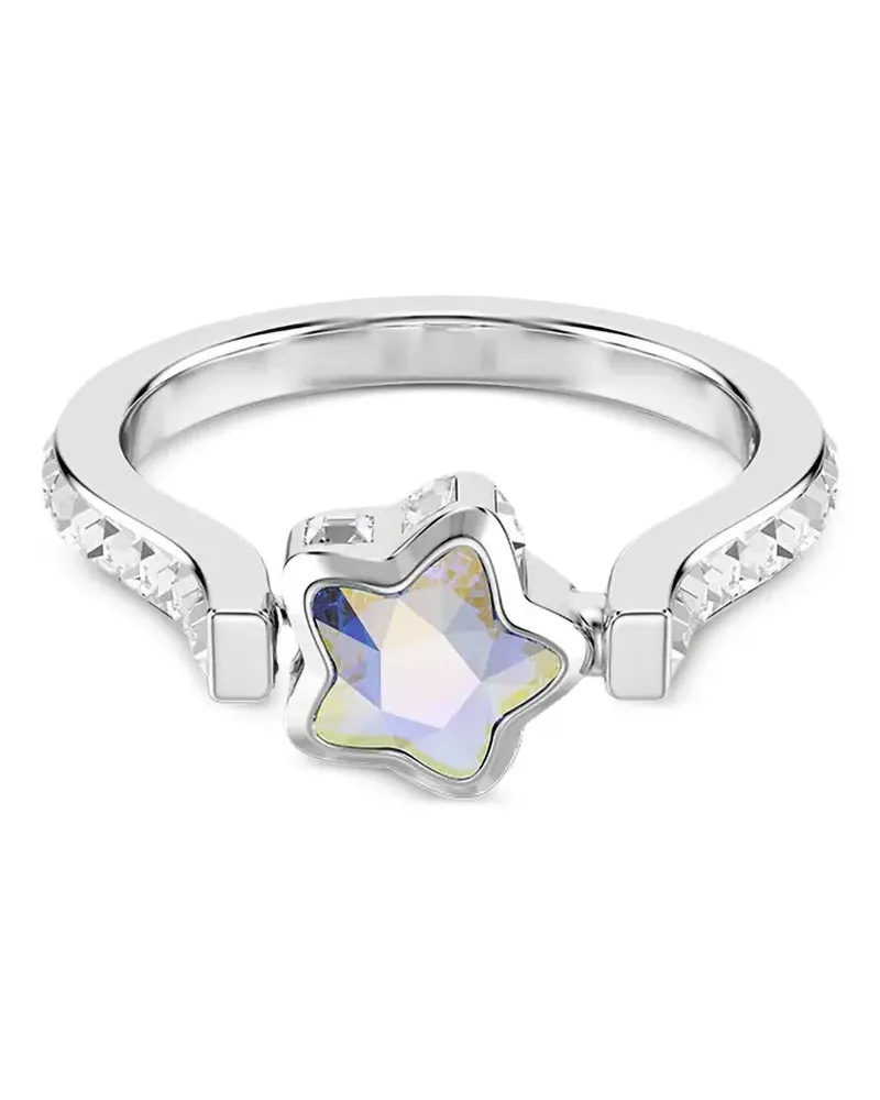 Swarovski Chroma Ring mit Sternmotiv - Silber Silber