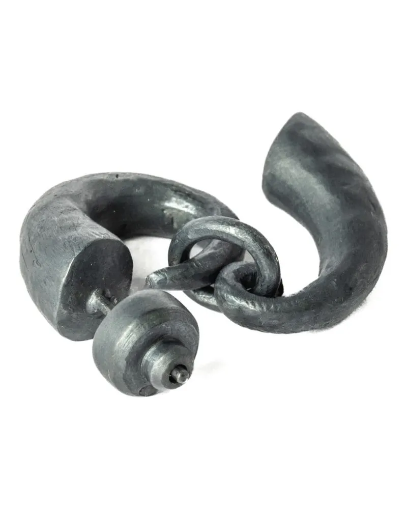 Parts Of Four Ohrring mit Hornanhänger - Schwarz Schwarz