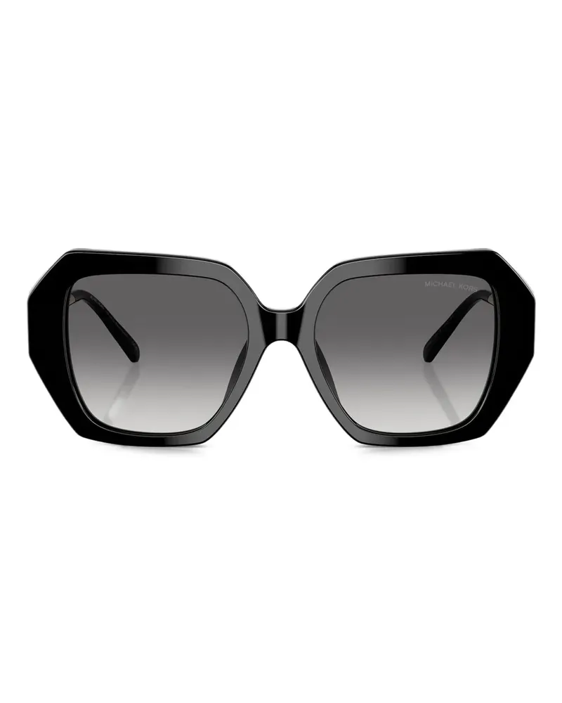 Michael Kors South Beach Sonnenbrille mit Kette - Schwarz Schwarz