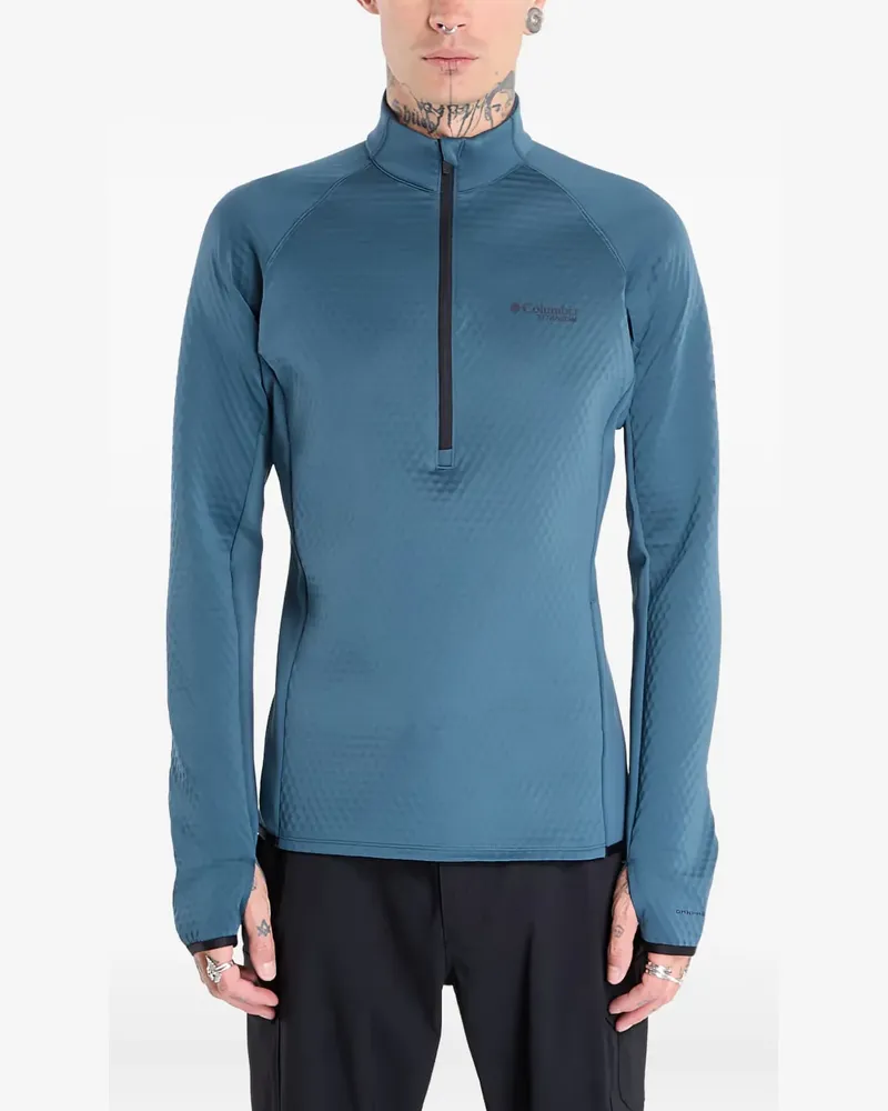 Columbia Sportswear Company Pullover mit kurzem Reißverschluss - Blau Blau