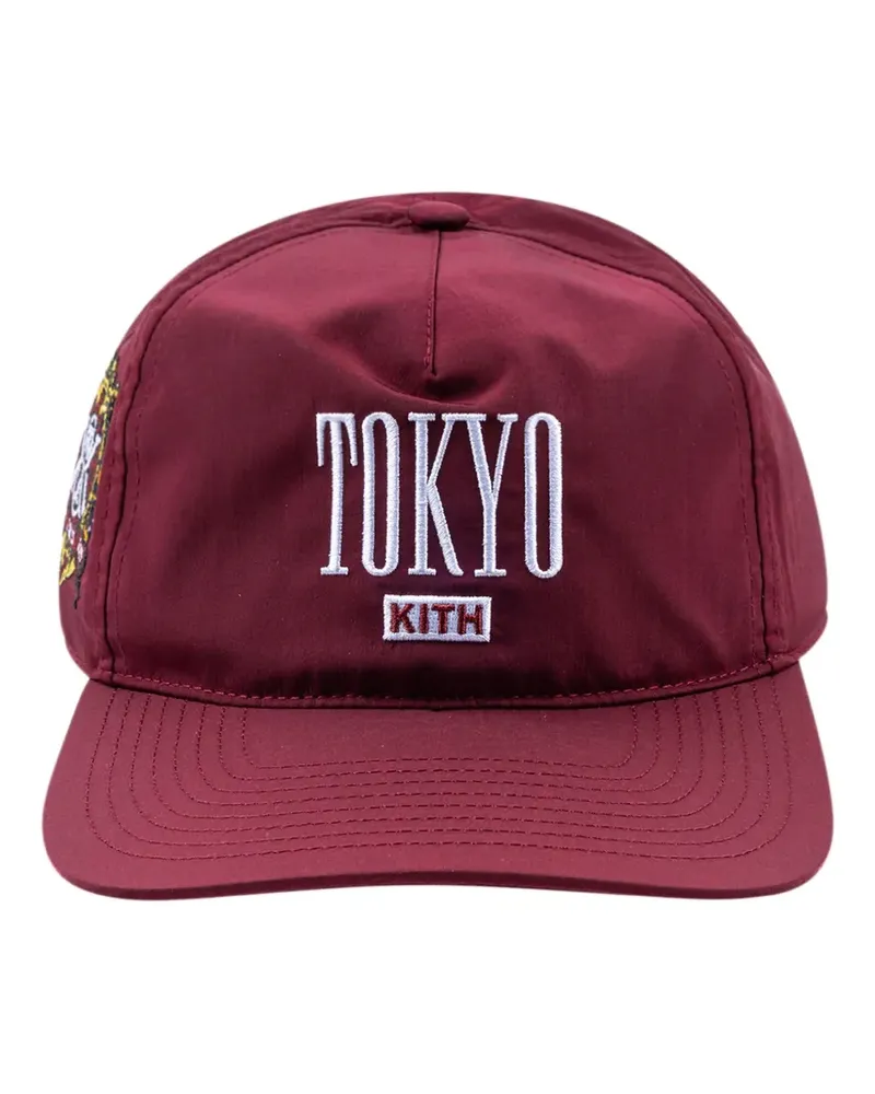 KITH Tokyo-embroidered cap - Rot Rot