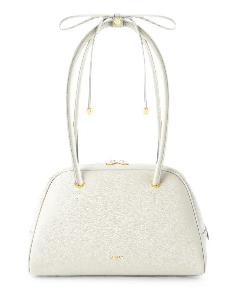 Furla Schultertasche mit Schleifendetail - Grau Grau