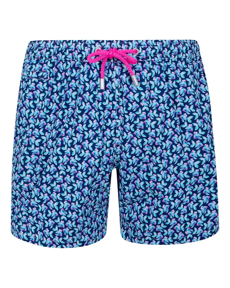 MC2 Saint Barth goldfish-print swim shorts - Blau Blau