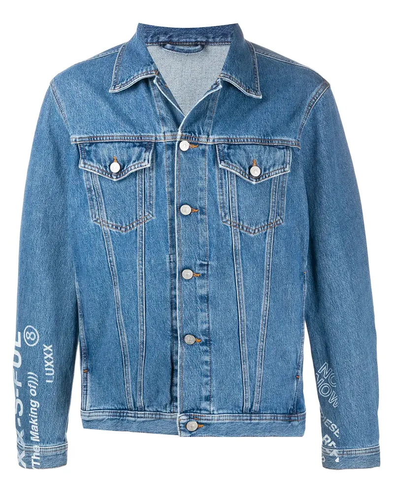 Diesel Nhill-Sp2' Jeansjacke - Blau Blau