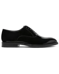 Brunello Cucinelli Oxford-Schuhe aus Lackleder Schwarz