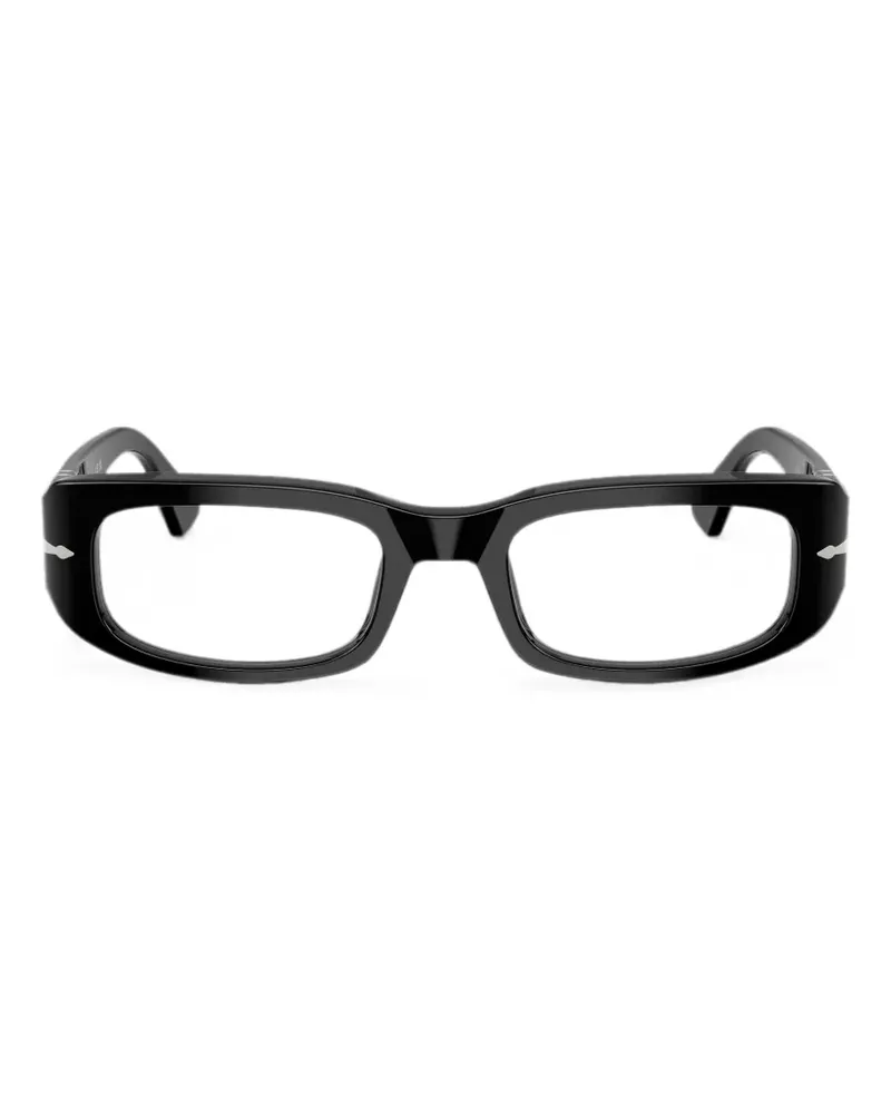 Persol rectangle-frame glasses - Schwarz Schwarz