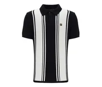 Buddy Bowling vertical-stripe polo shirt - Schwarz