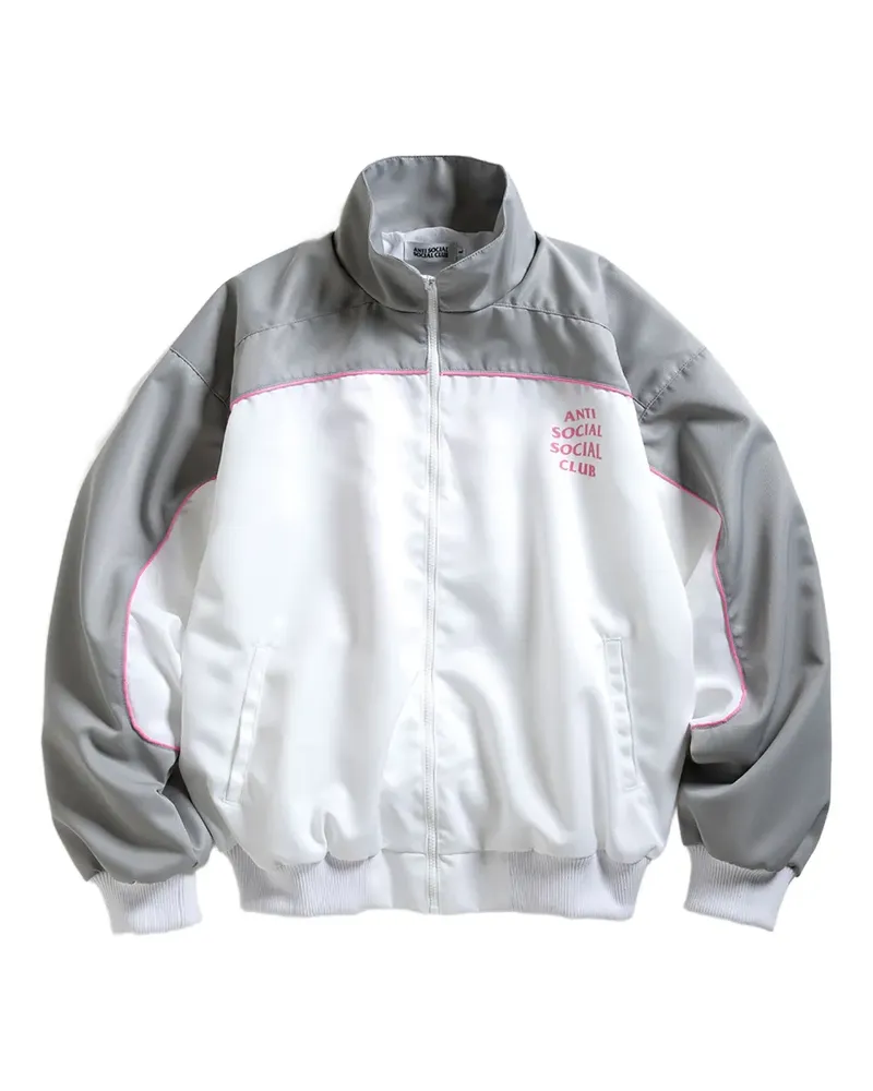 Anti Social Social Club logo-print track jacket - Weiß Weiß
