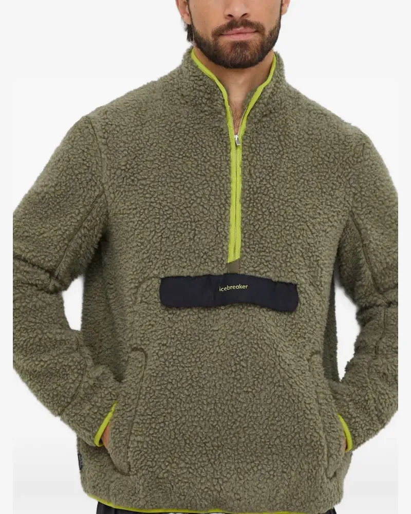 Icebreaker zip fleece sweatshirt - Grün Grün