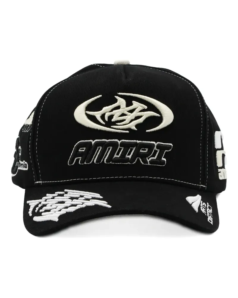Amiri logo-embroidered baseball cap - Schwarz Schwarz