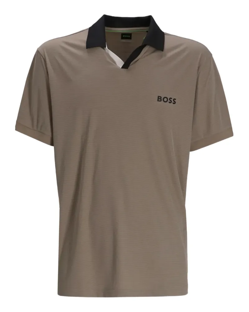 HUGO BOSS Poloshirt mit Logo - Nude Nude