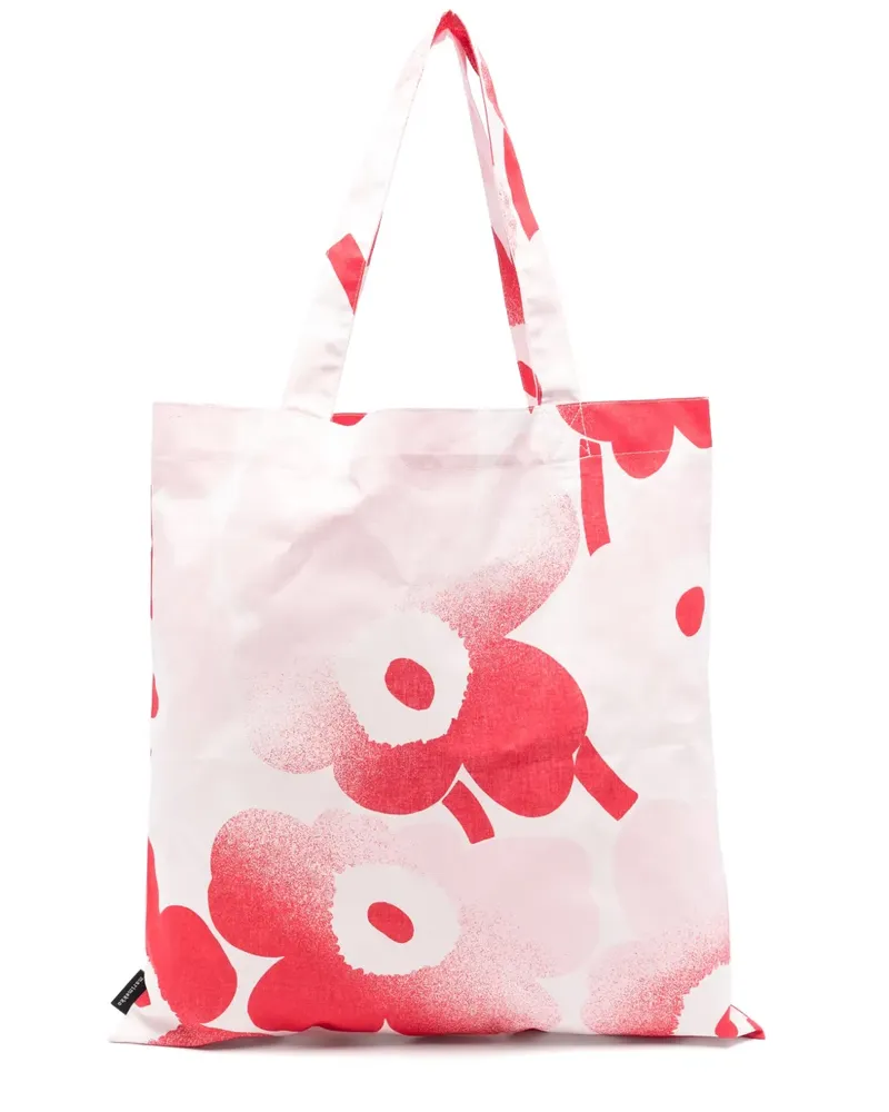 Marimekko Unikko Häivähdys Tote Bag - Rosa Rosa