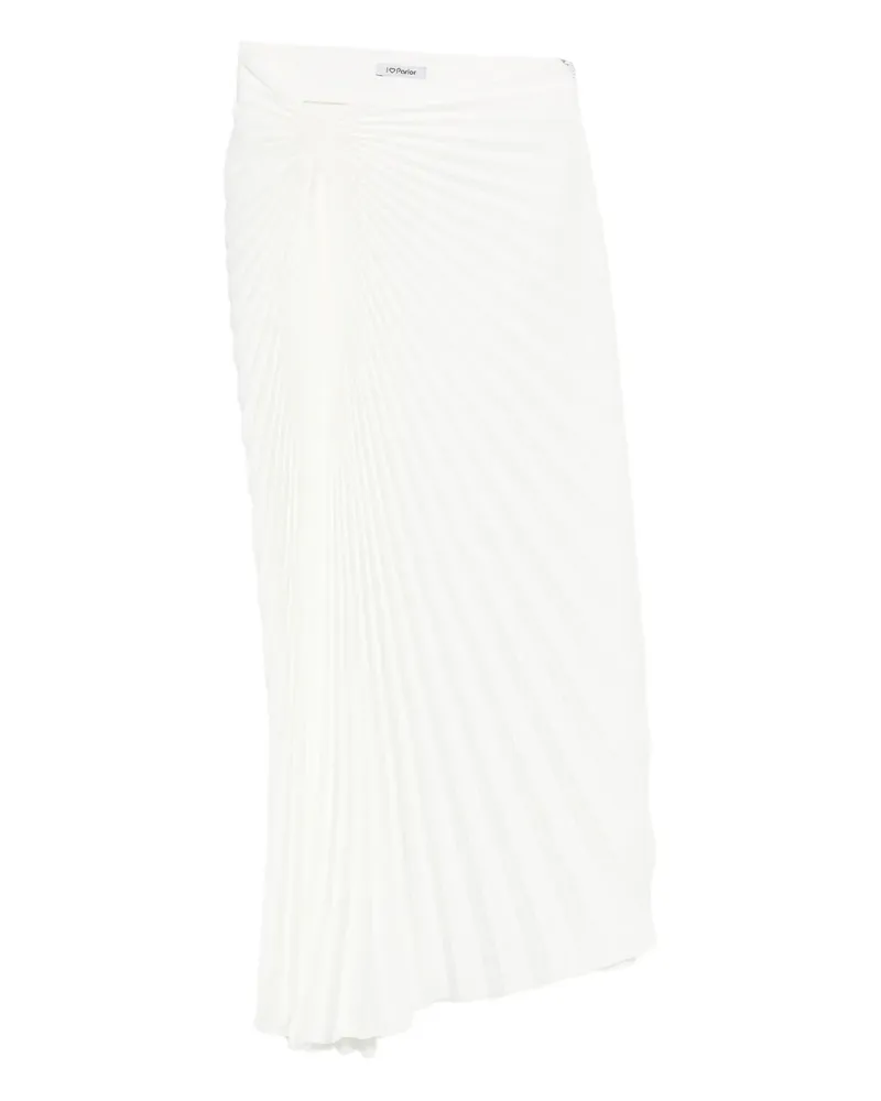 Parlor pleated midi skirt - Weiß Weiß