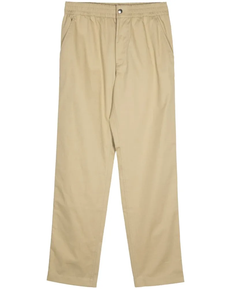 Kitsuné Tapered-Hose mit Logo-Stickerei - Nude Nude