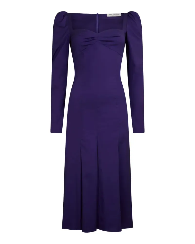 Philosophy Di Lorenzo Serafini sweetheart-neck midi dress - Violett Violett
