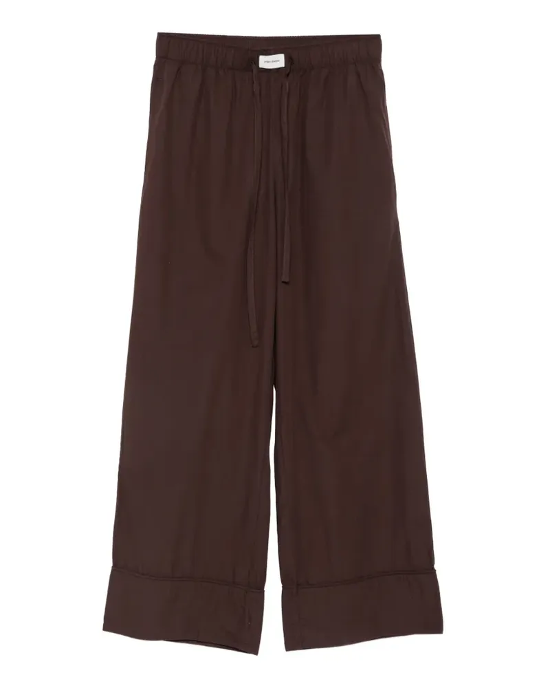 Entire Studios drawstring-fastening palazzo pants - Braun Braun