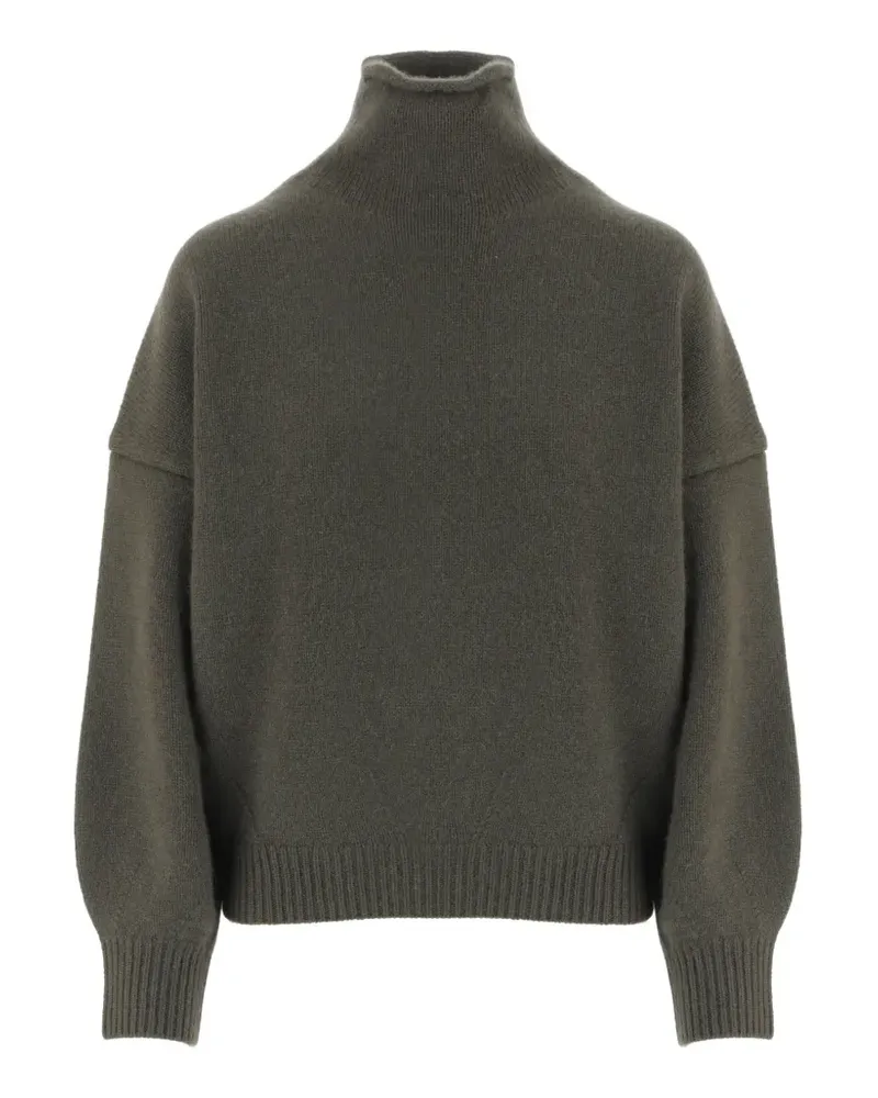 arch4 Kaschmirpullover mit Stehkragen - Grün Grün