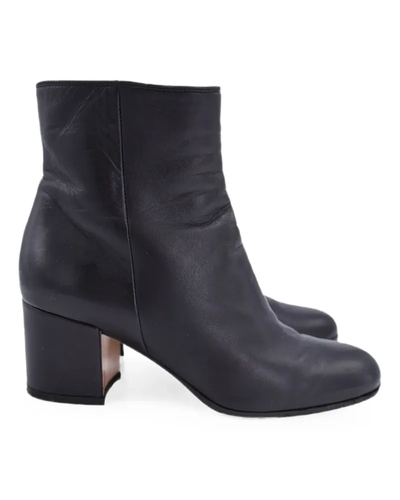 Gianvito Rossi side-zip ankle boots - Schwarz Schwarz
