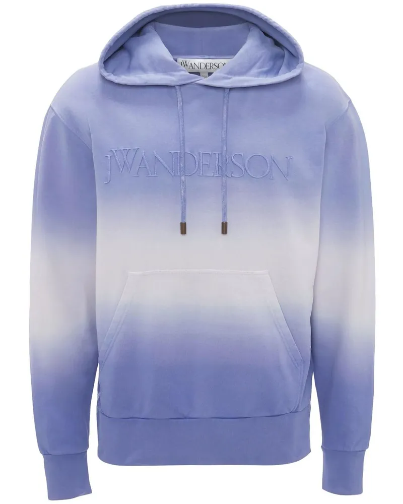 J.W.Anderson Hoodie mit Farbverlauf-Optik - Violett Violett