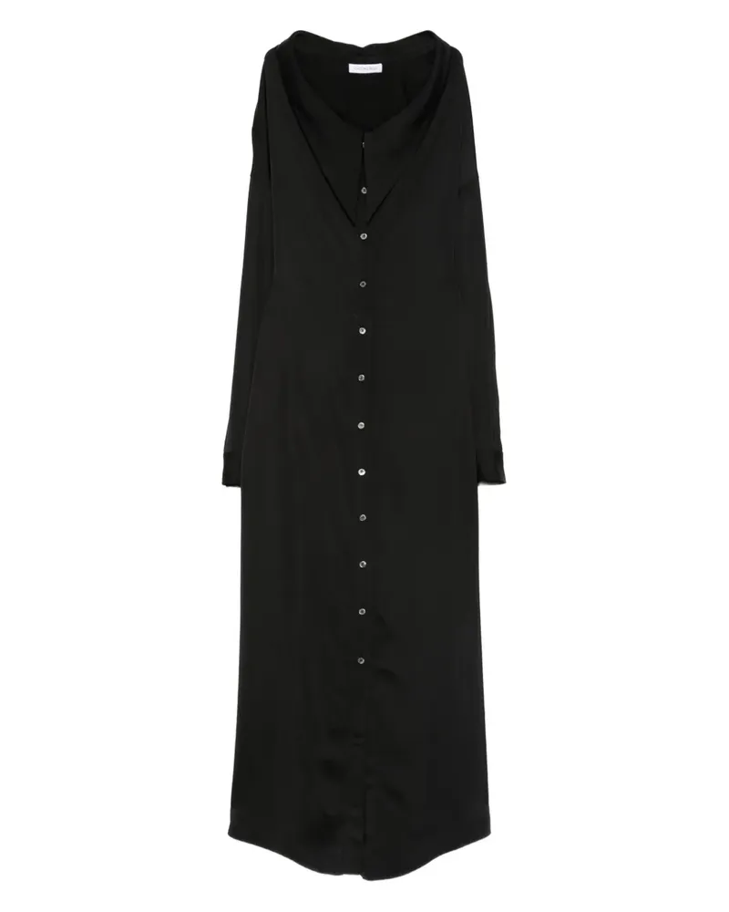 Viktor & Rolf Maxikleid mit U-Ausschnitt - Schwarz Schwarz