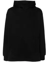 Y-3 Hoodie mit Logo-Print Schwarz