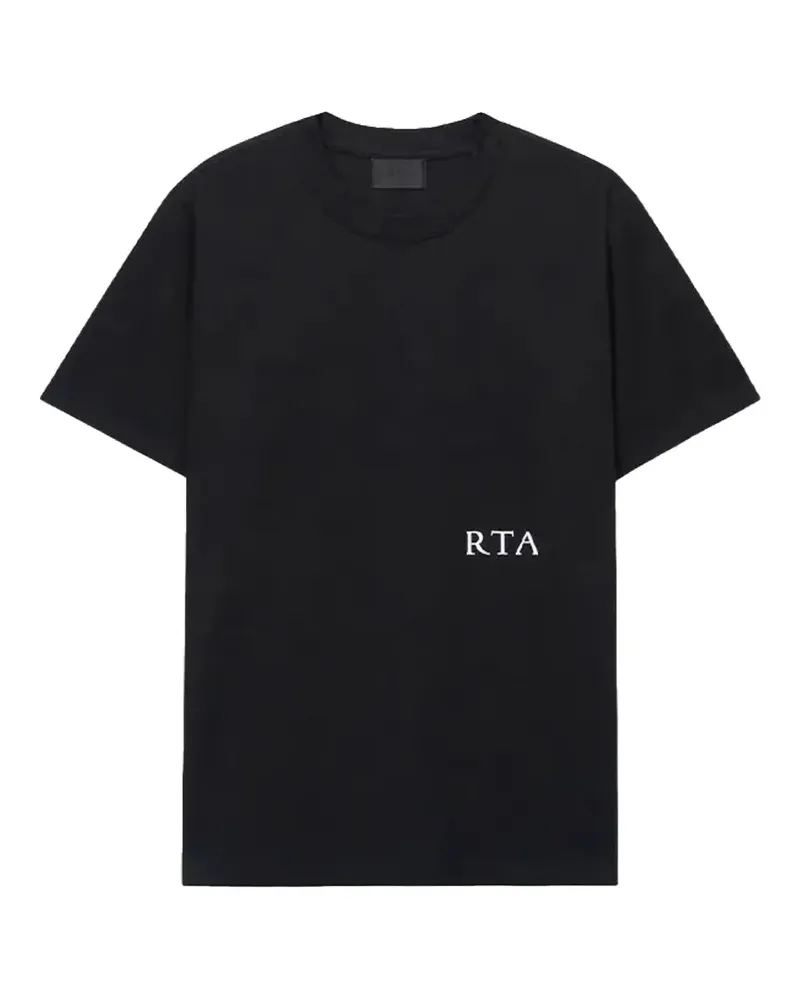 RTA Liam T-Shirt mit grafischem Print - Schwarz Schwarz