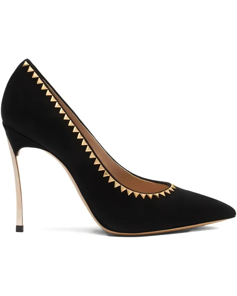 Casadei Stiletto-Pumps 100mm - Schwarz Schwarz