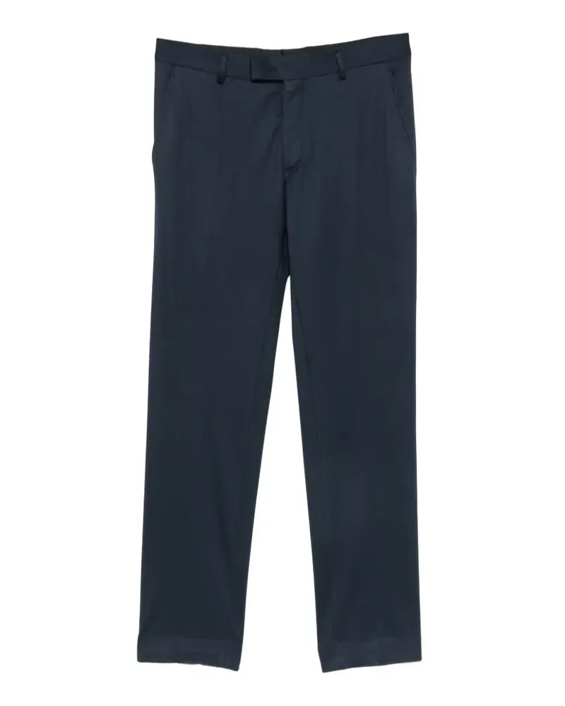Karl Lagerfeld Road logo-patch tailored trousers - Blau Blau