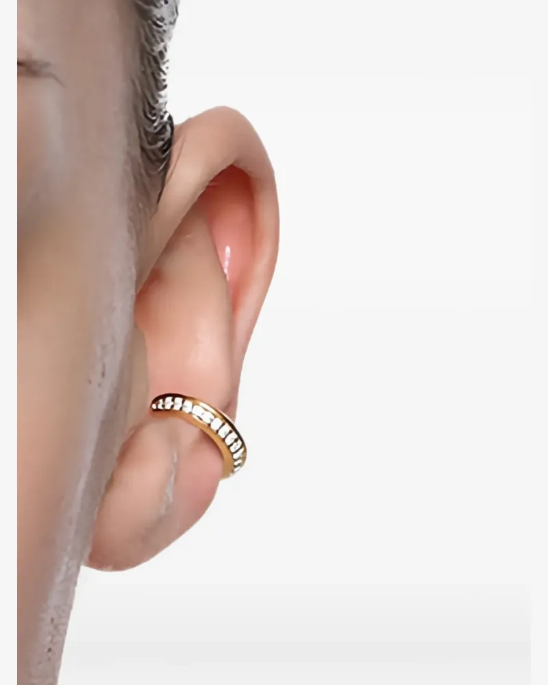 Maria Black Curvo Pavé ear cuff - Gold Gold