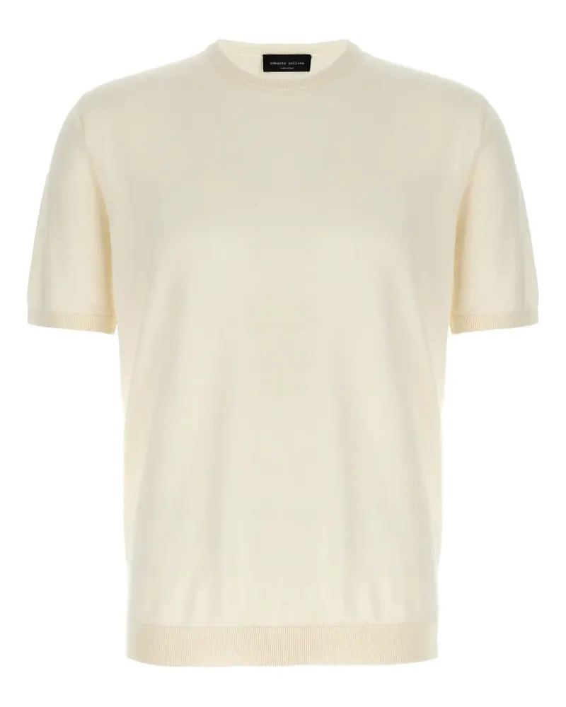 Roberto Collina T-Shirt mit Rundhalsausschnitt - Nude Nude