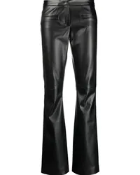 Dorothee Schumacher Hose aus Faux-Leder Schwarz