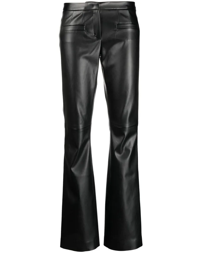 Dorothee Schumacher Hose aus Faux-Leder - Schwarz Schwarz