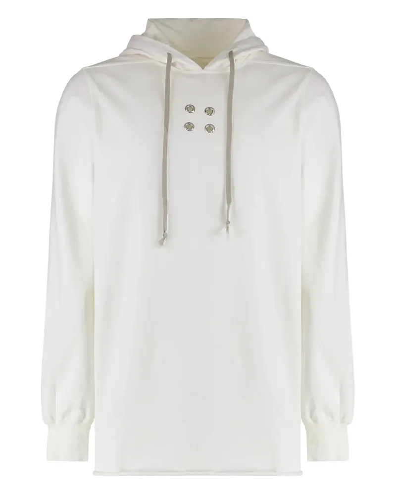 DRKSHDW by Rick Owens Hoodie mit Ösen - Weiß Weiß