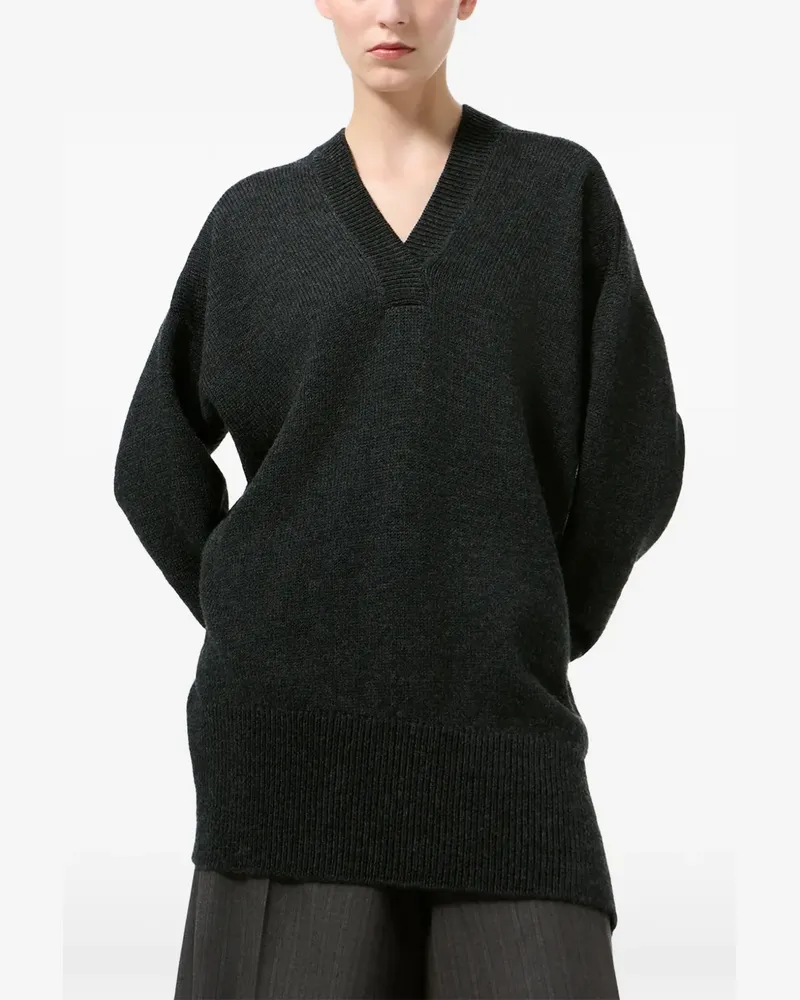 Our Legacy Raise Pullover mit V-Ausschnitt - Grau Grau