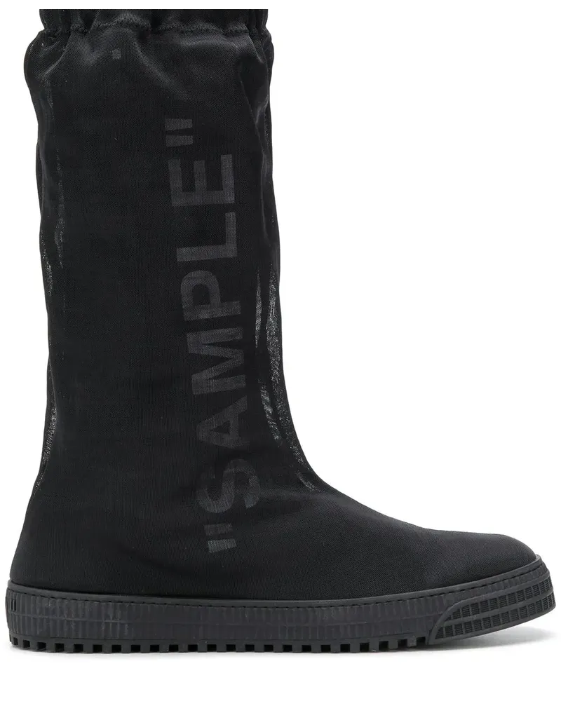 OFF-WHITE Sample' Stiefel - Schwarz Schwarz