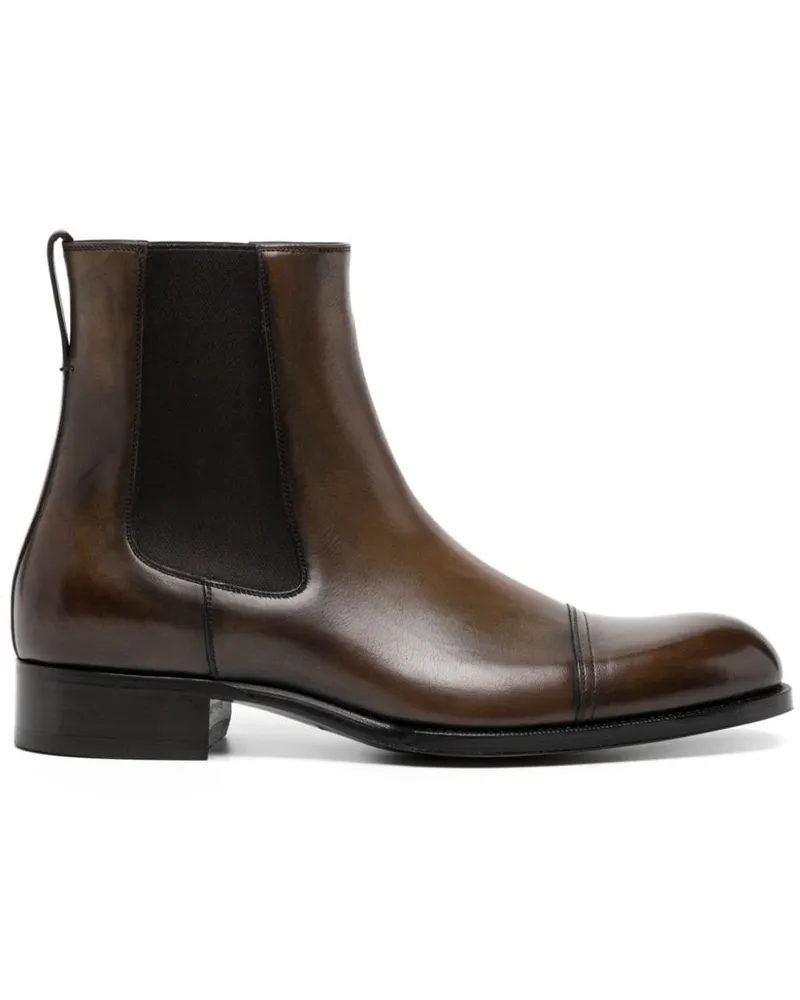 Tom Ford Klassische Chelsea-Boots - Braun Braun
