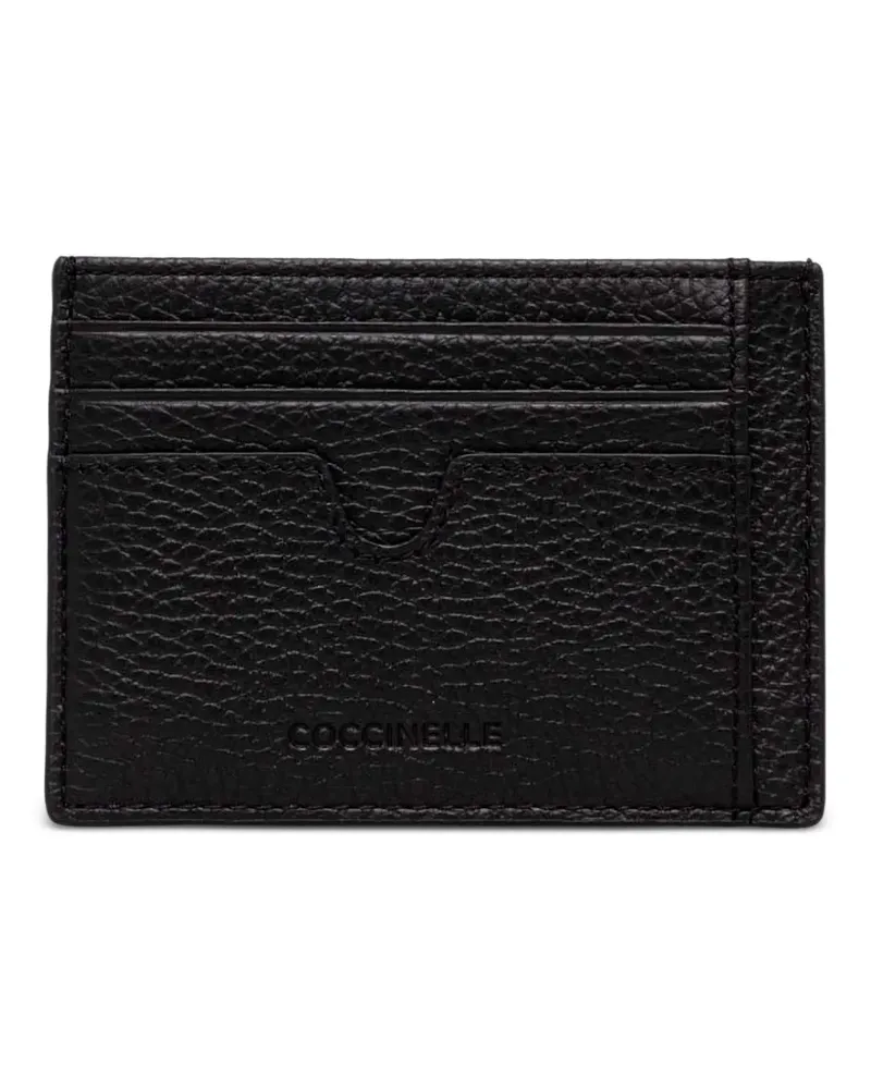 Coccinelle Smart To Go small grainy cardholder - Schwarz Schwarz