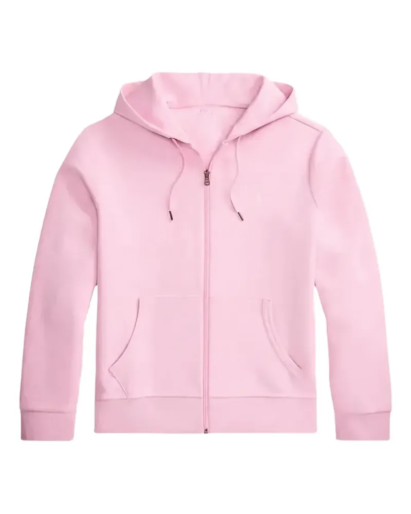 Ralph Lauren logo-embroidered zip-up hoodie - Rosa Rosa