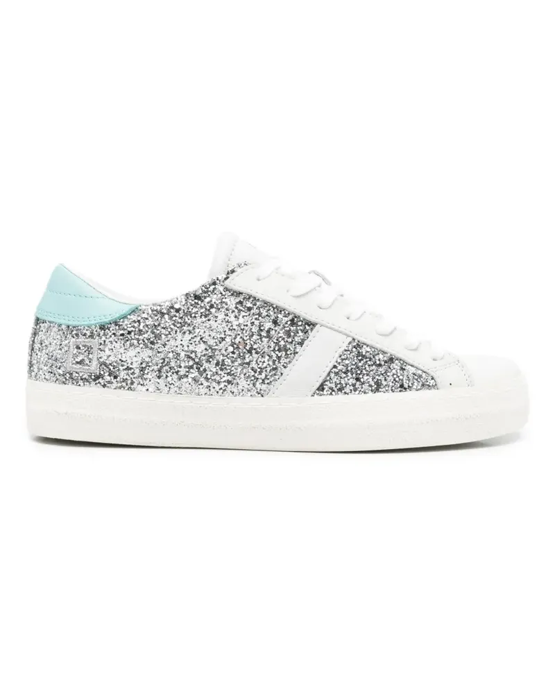 D.A.T.E. Hill Low glitter sneakers - Silber Silber
